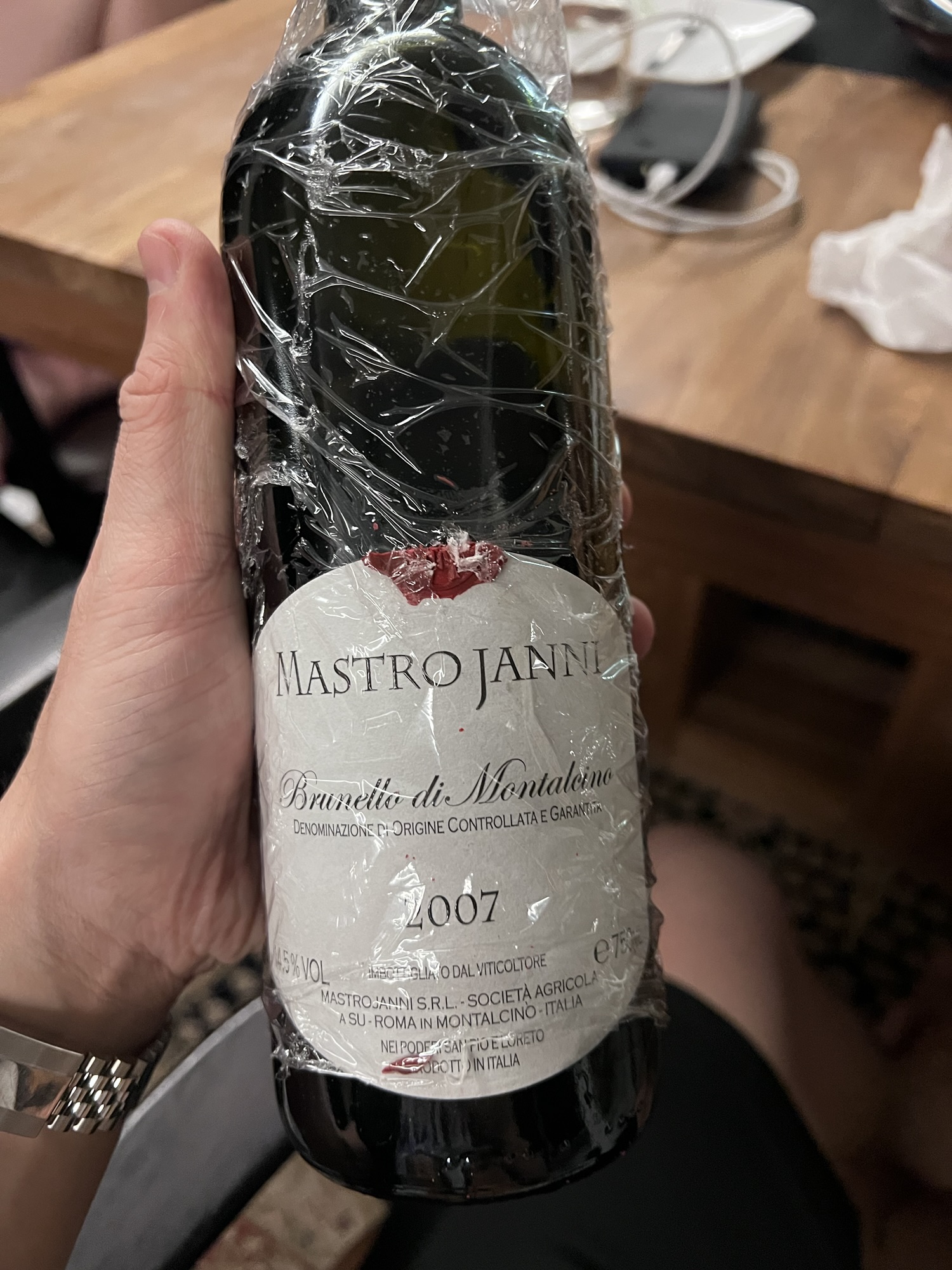 Unrated (faulty). MastroJanni Brunello 2007.
