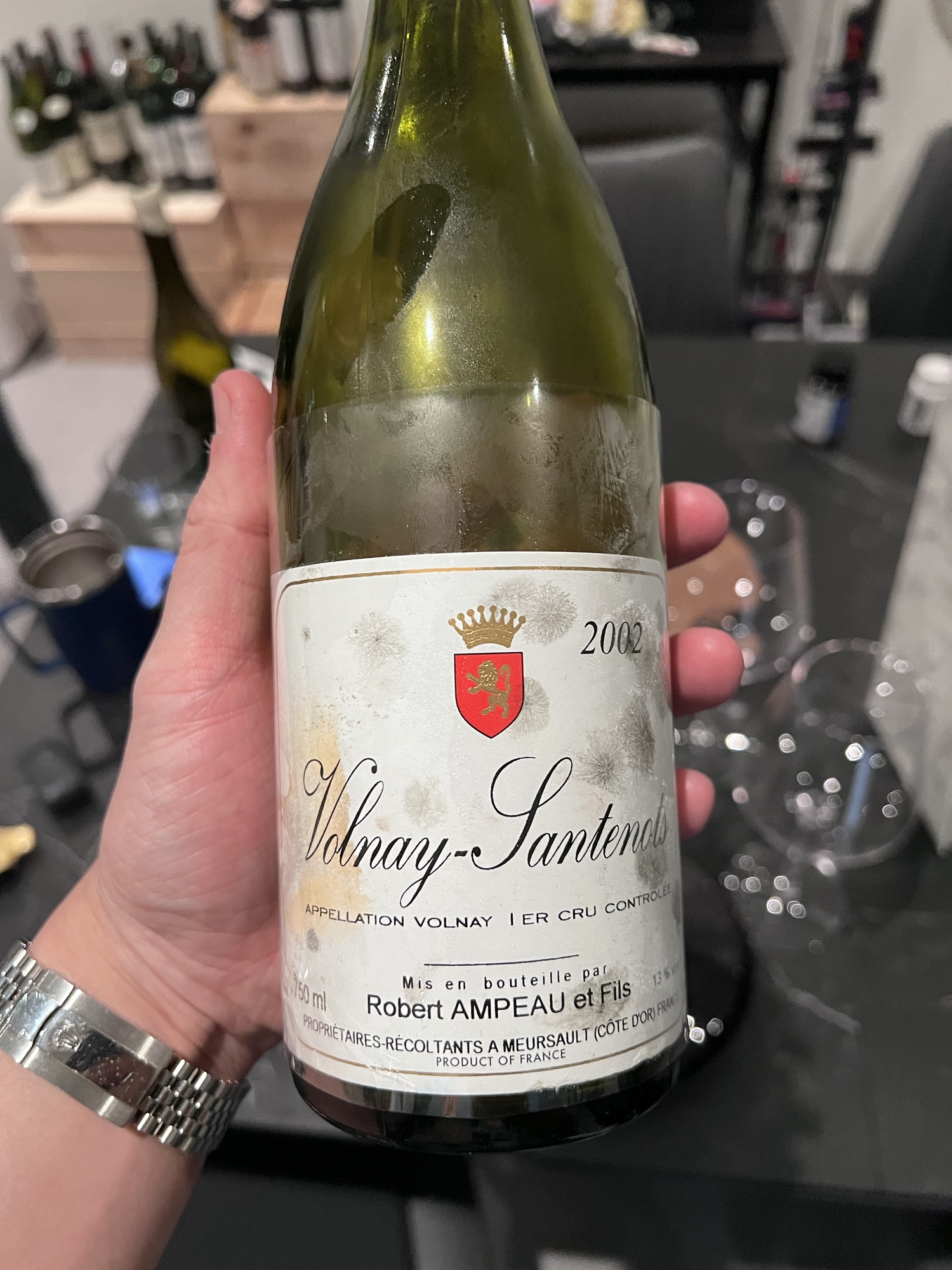 4.2. Robert Ampeau’s Volnay-Santenots 1er cru 2002.
