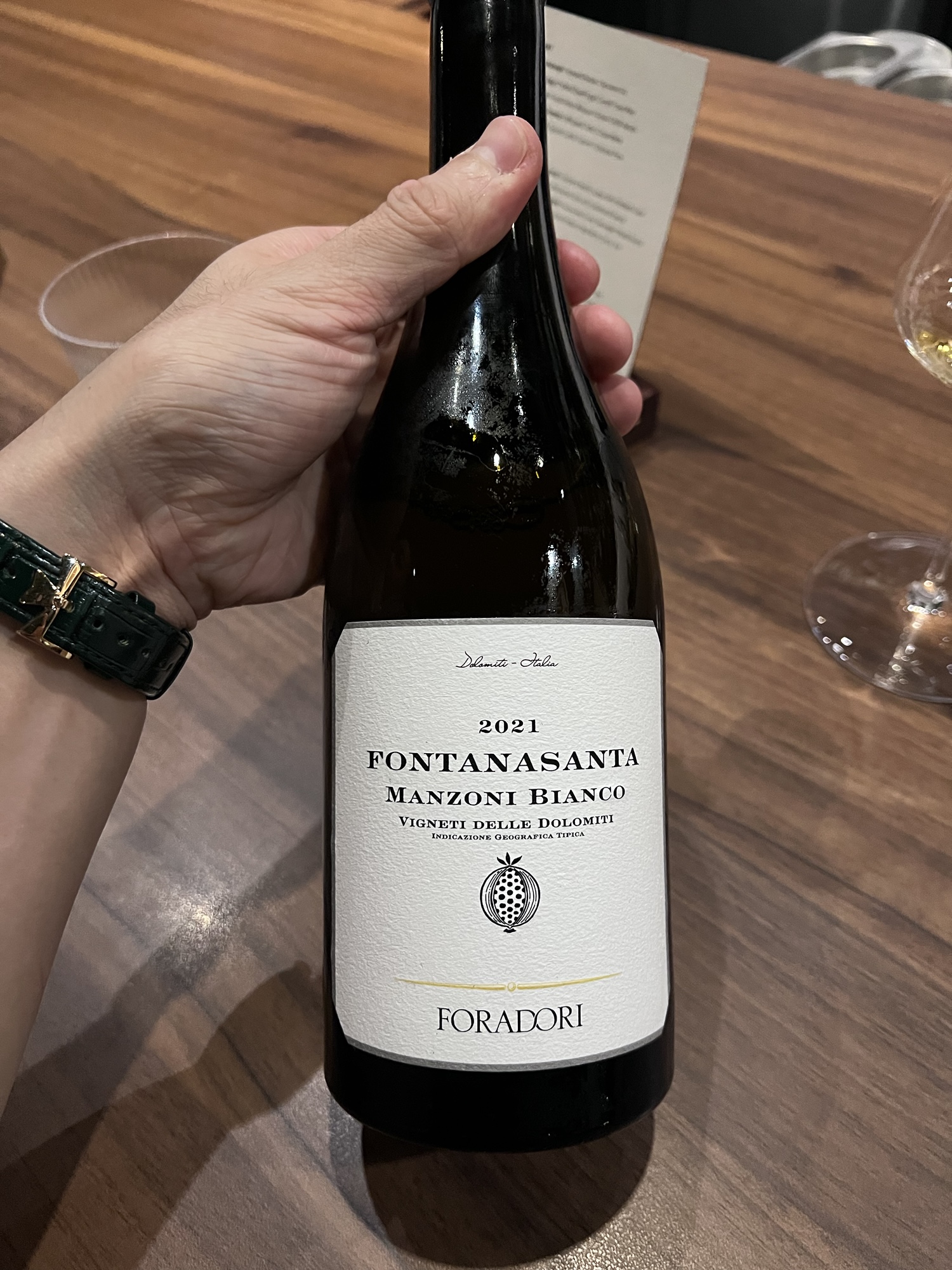4.1. Foradori’s Fontanasanta Manzoni Bianco 2021.