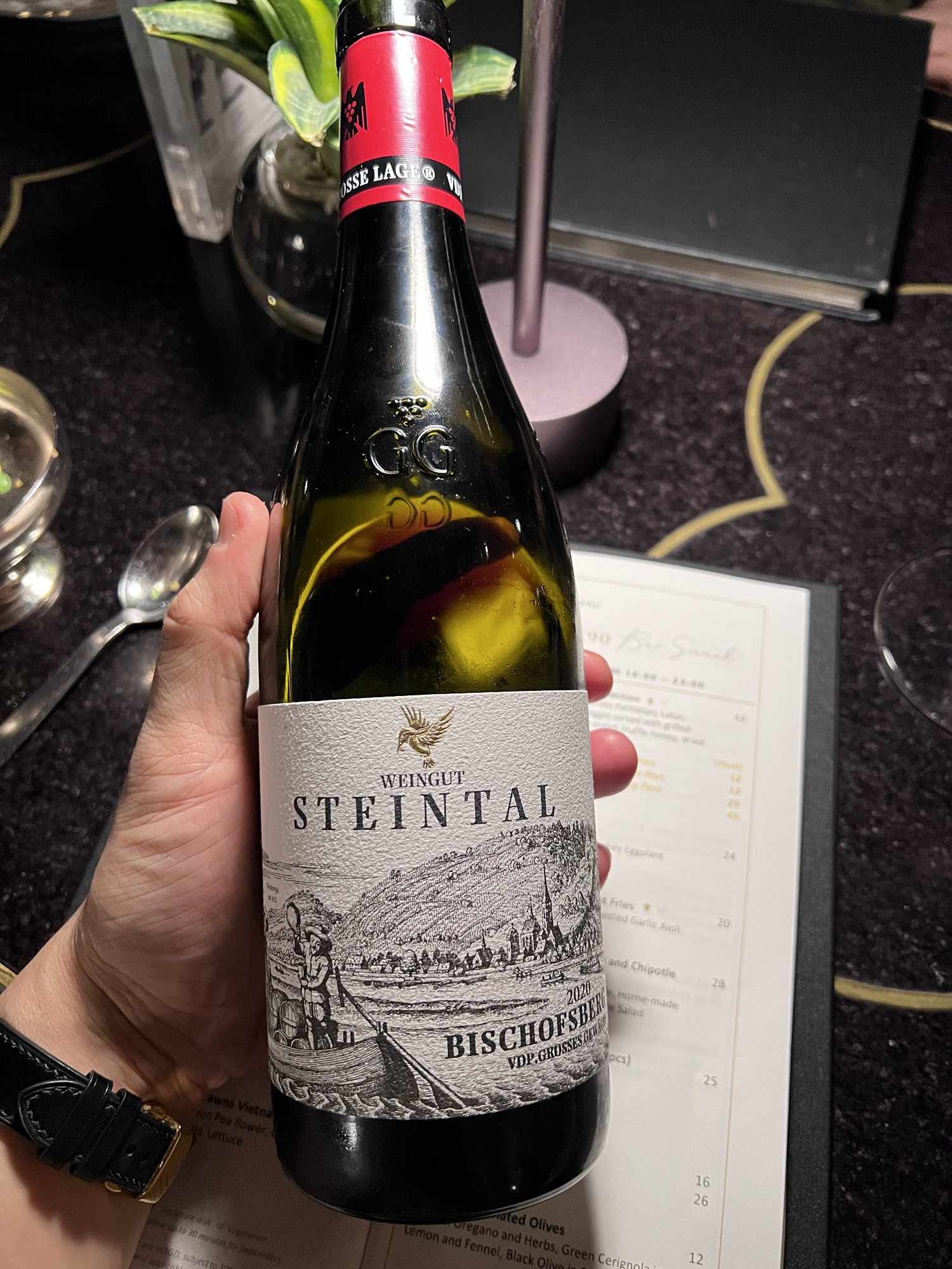 4.0(?). Weingut Steintal Bischofsberg Spatburgunder Grosses Gewachs 2020.