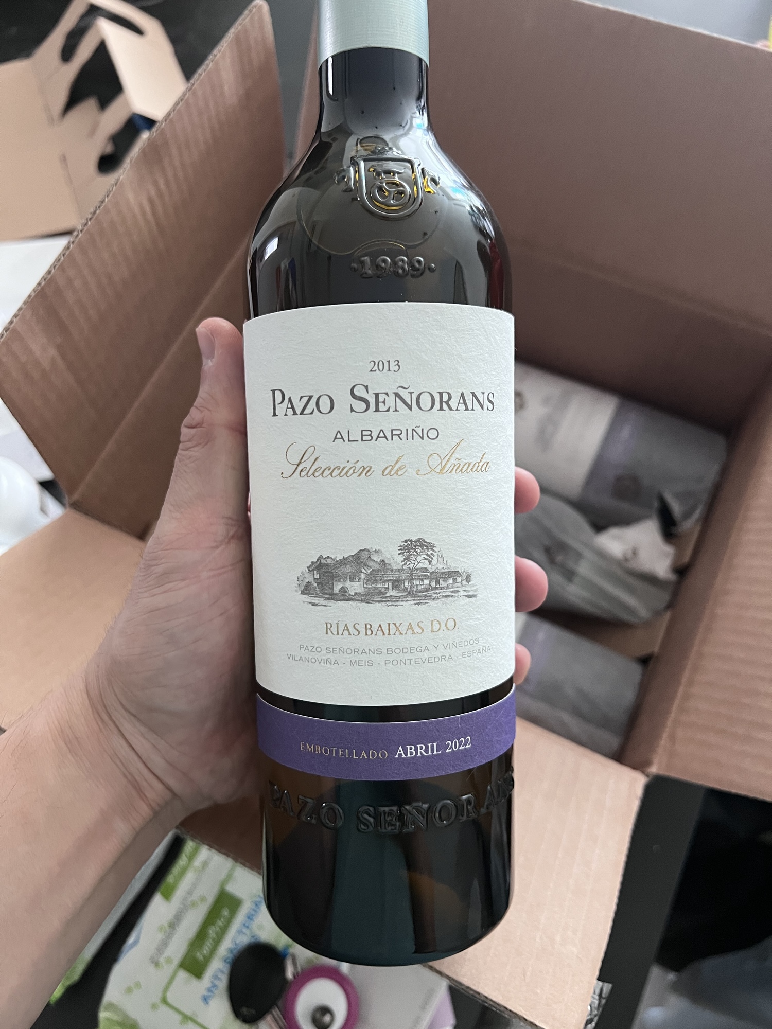 Pazo Senorans Selección de Añada Albariño 2013 and 2014.