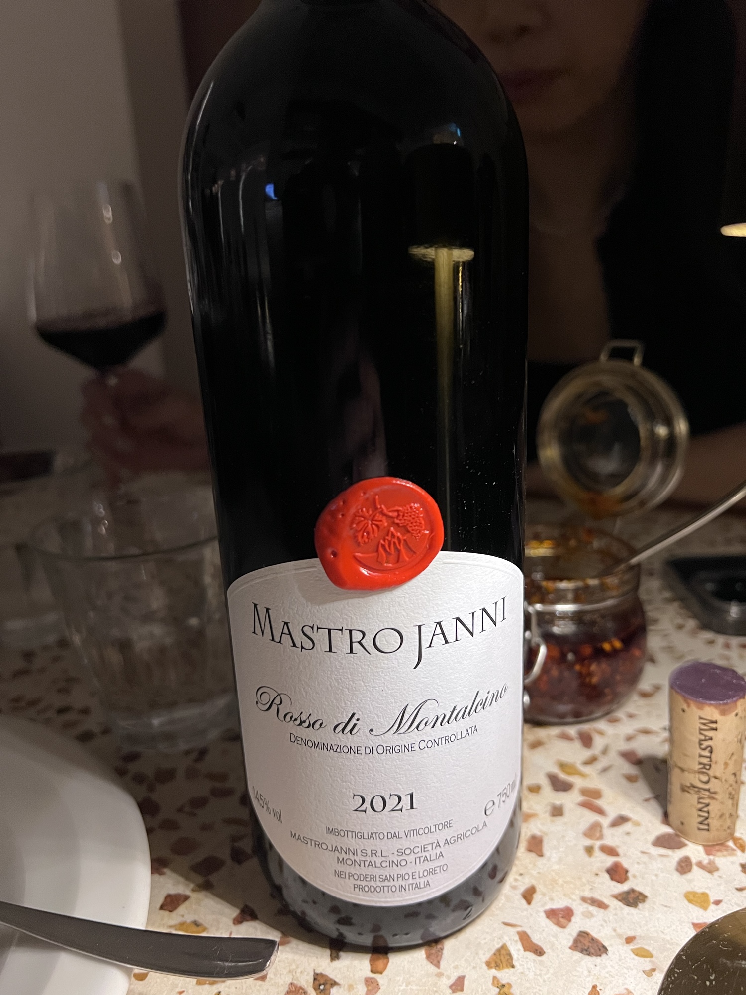 4.1(V). MastroJanni’s Rosso di Montalcino 2021.