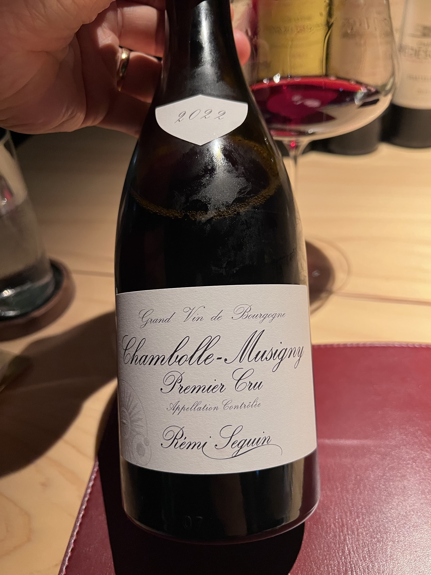 4.3. Remi Seguin Chambolle-Musigny 1er cru 2022.