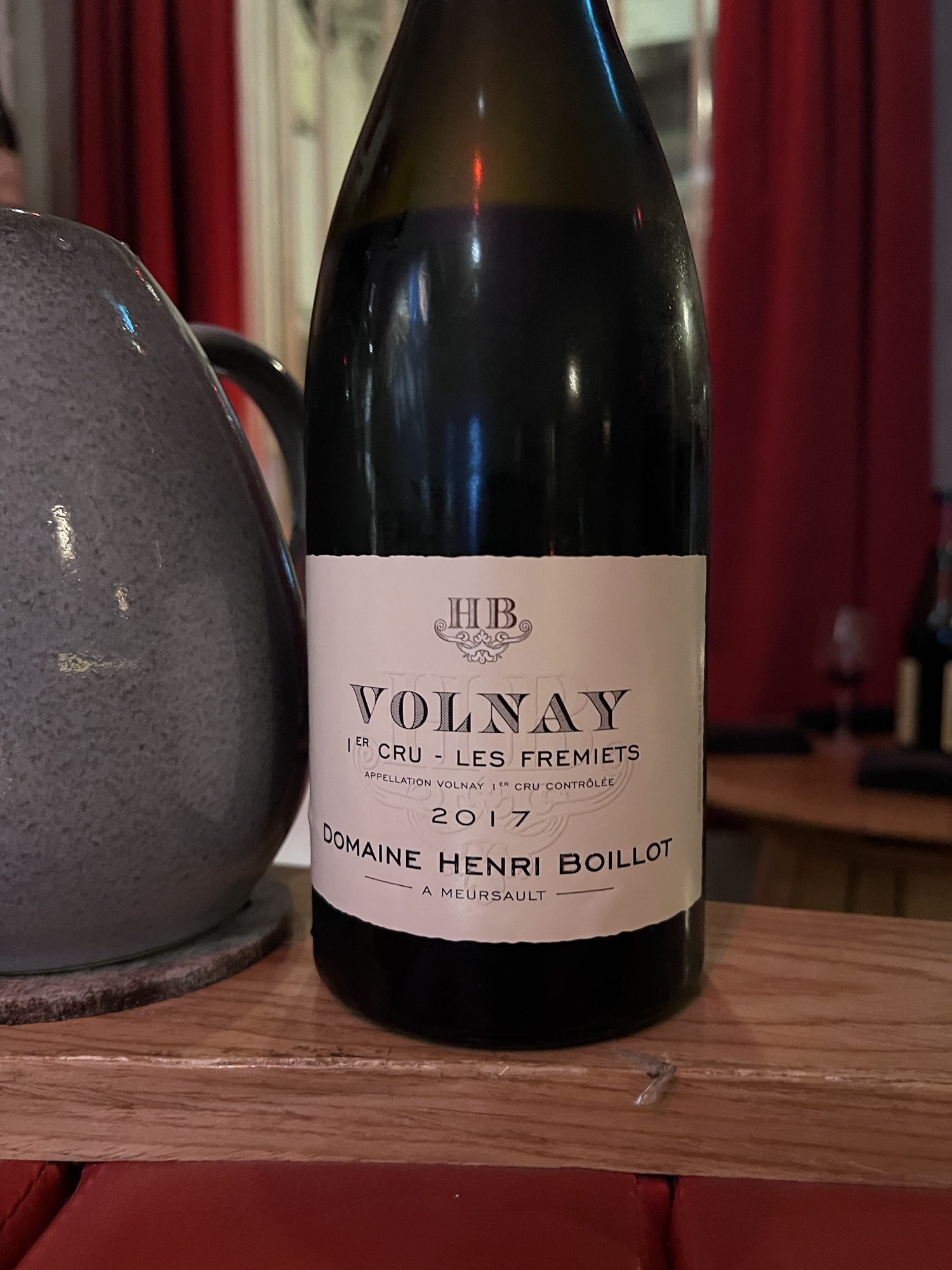 4.2. Domaine Henri Boillot Volnay 1er cru- Les Fremiets.