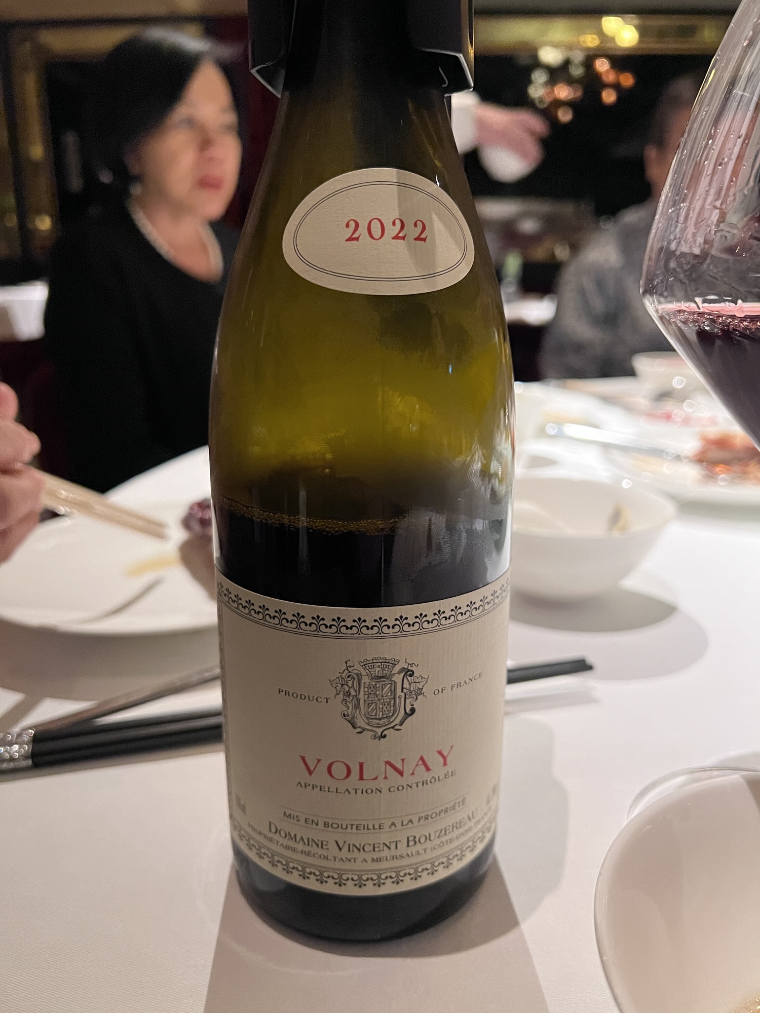 3.9. Domaine Vincent Bouzereau Volnay 2022.