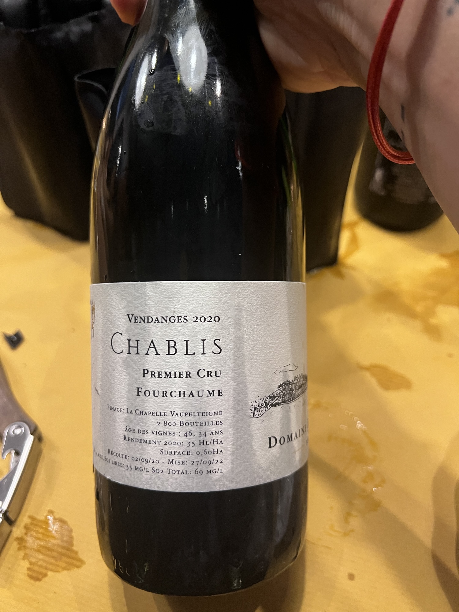 4.1(V). Domaine Jean Dauvissat’s Chablis 1er Cru ‘Fourchaume’ 2020.