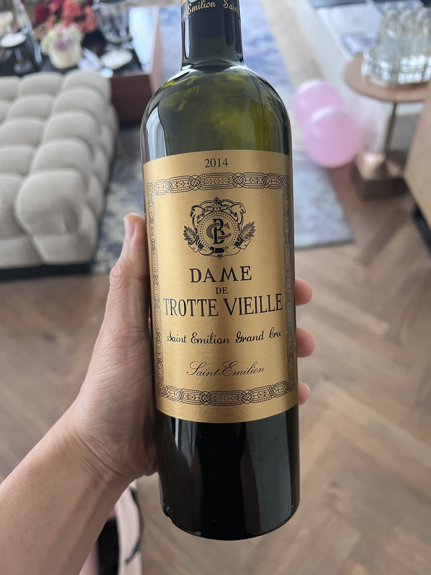 Unrated because of COI. La Vieille Dame de Trotte Vieille 2014.