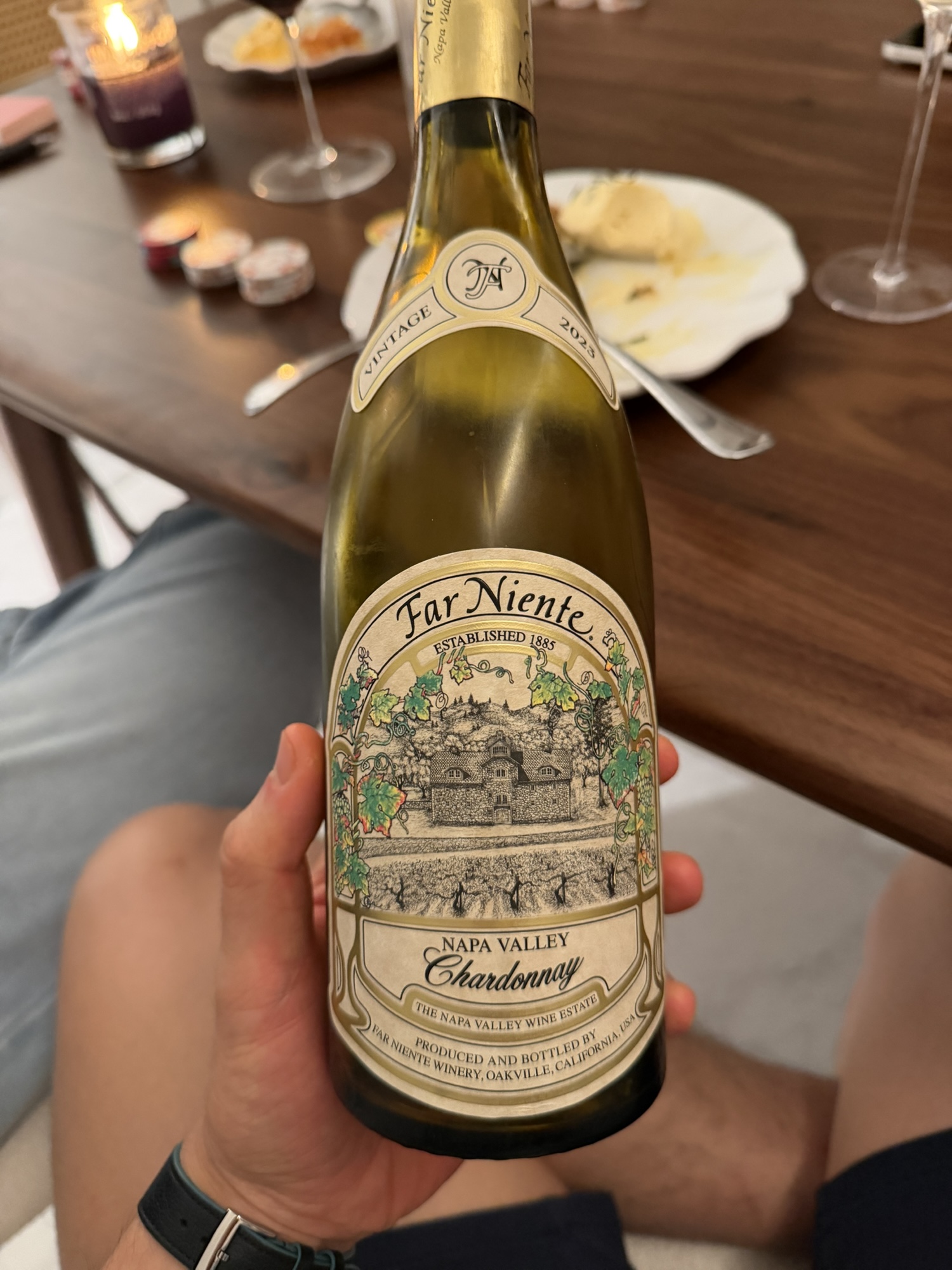 3.8+. Far Niente Napa Valley Chardonnay 2023.