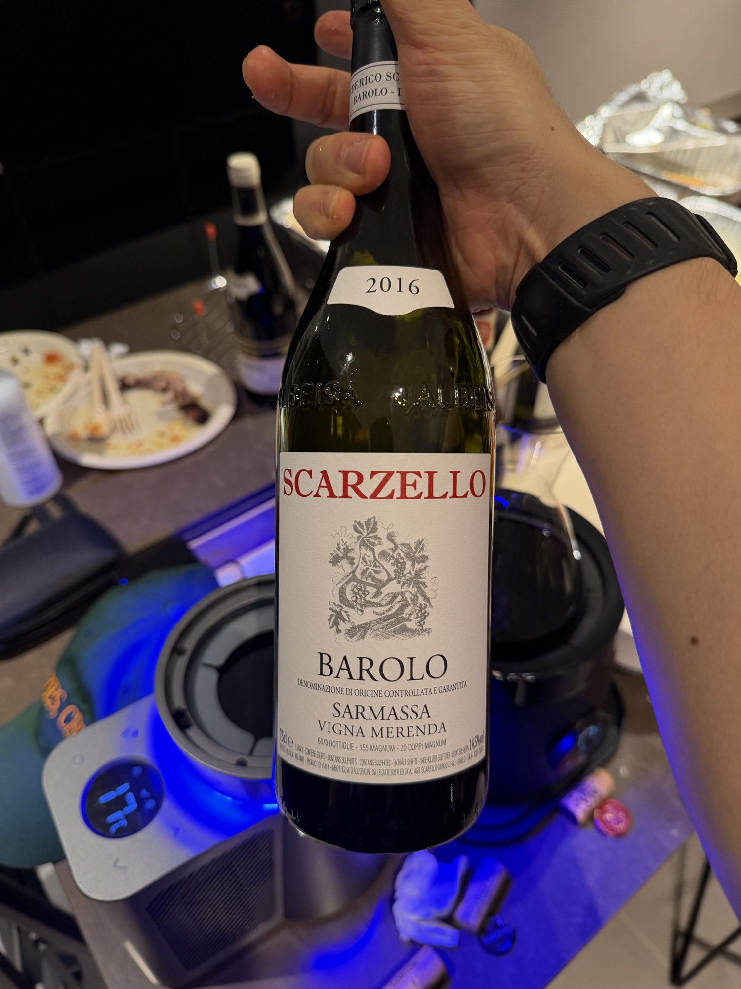 4.5(V). Scarzello’s Barolo, Sarmassa, ‘Vigna Merenda’ 2016.