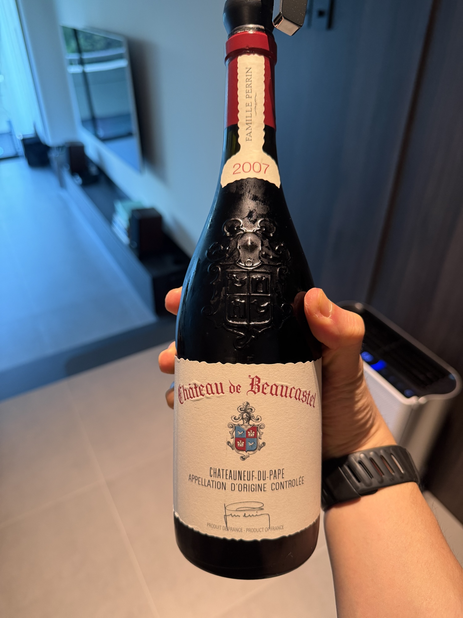 4.2. Beaucastel CDP rouge 2007.