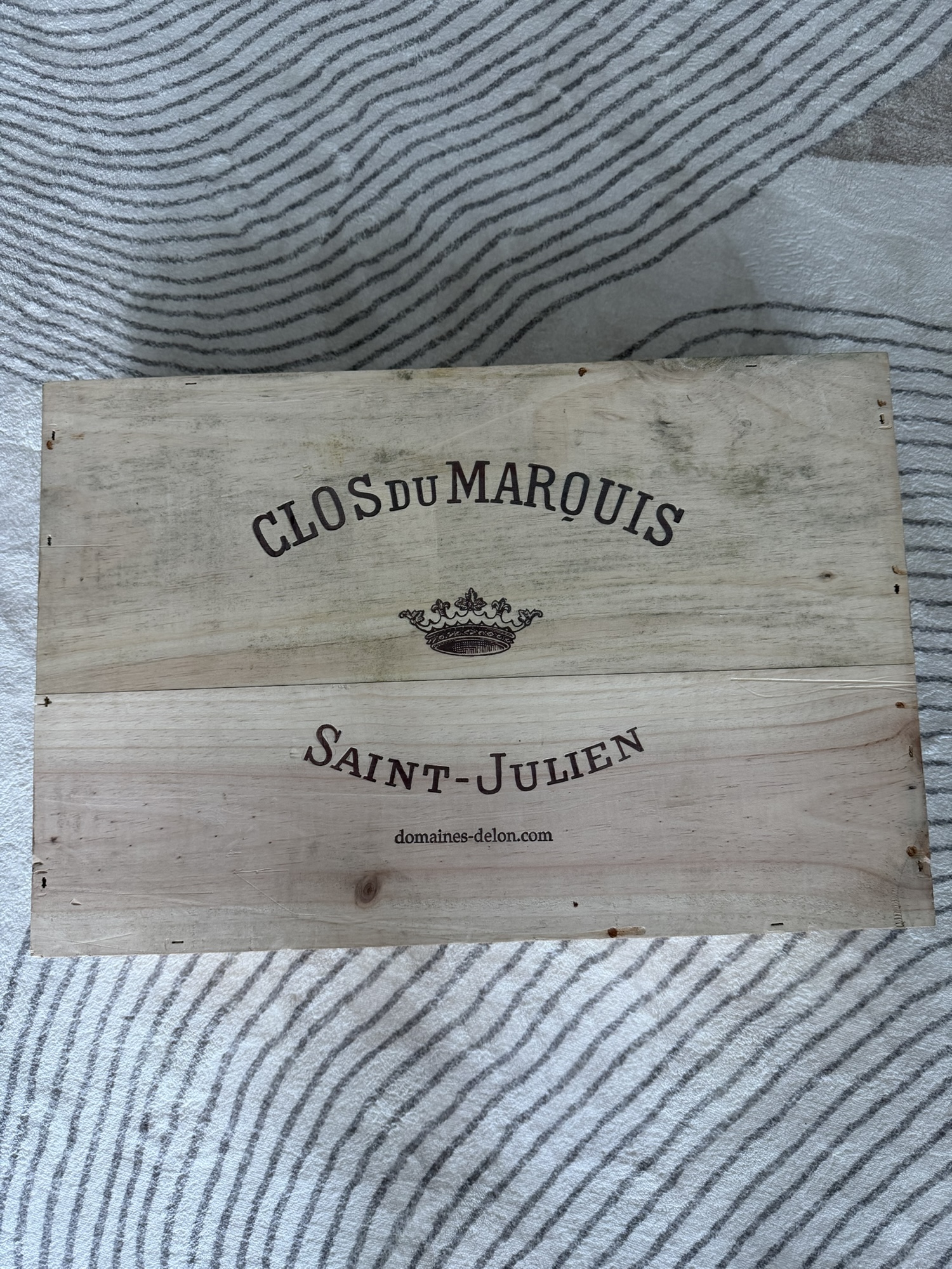 A case of Clos du Marquis 2014.