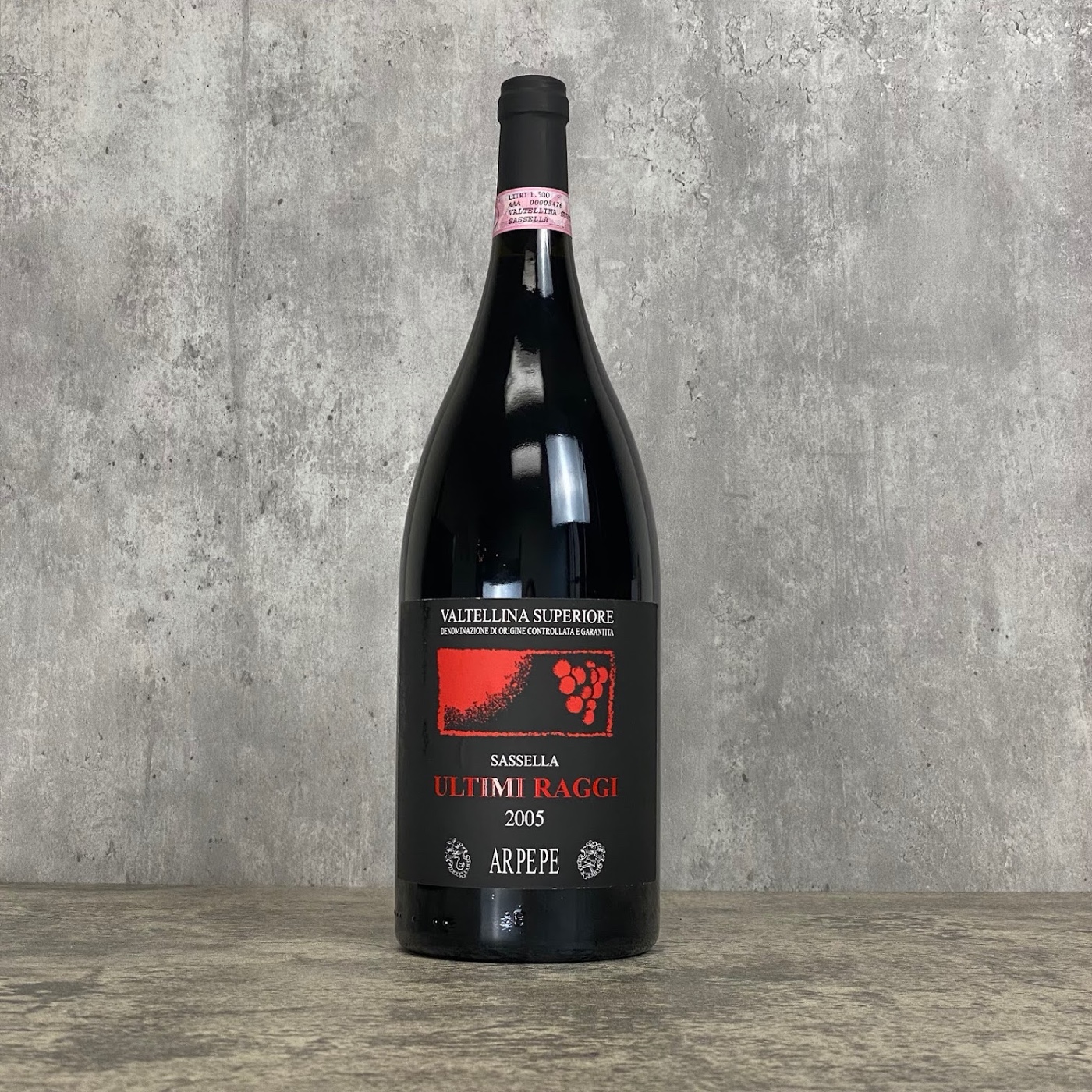 4.3. ArPePe Sassella ‘Ultimi Raggi’ Valtellina Superiore Riserva 2005.