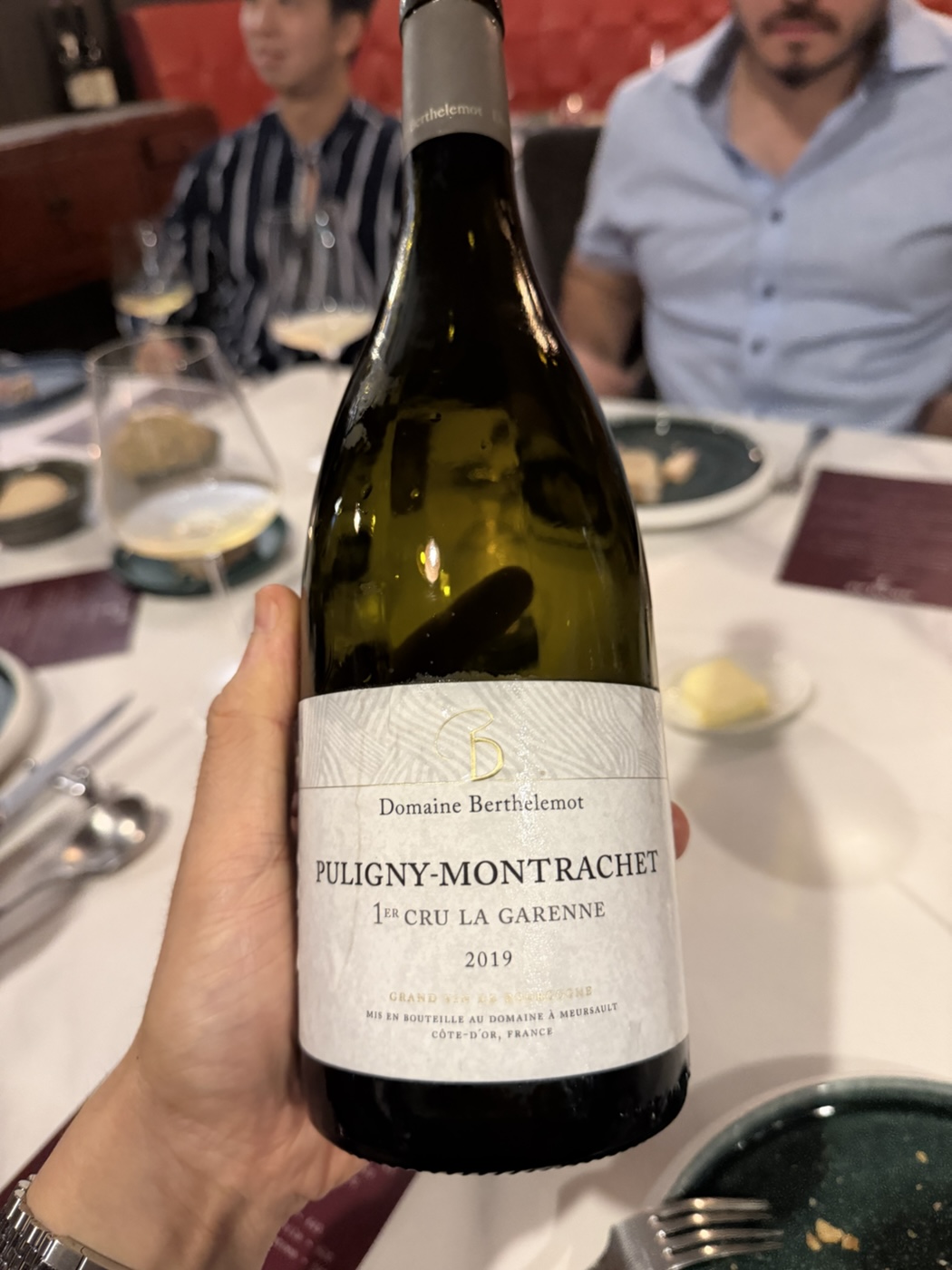 4.5 Domaine Berthelemot Puligny-Montrachet 1er cru ‘La Garenne’ 2019.