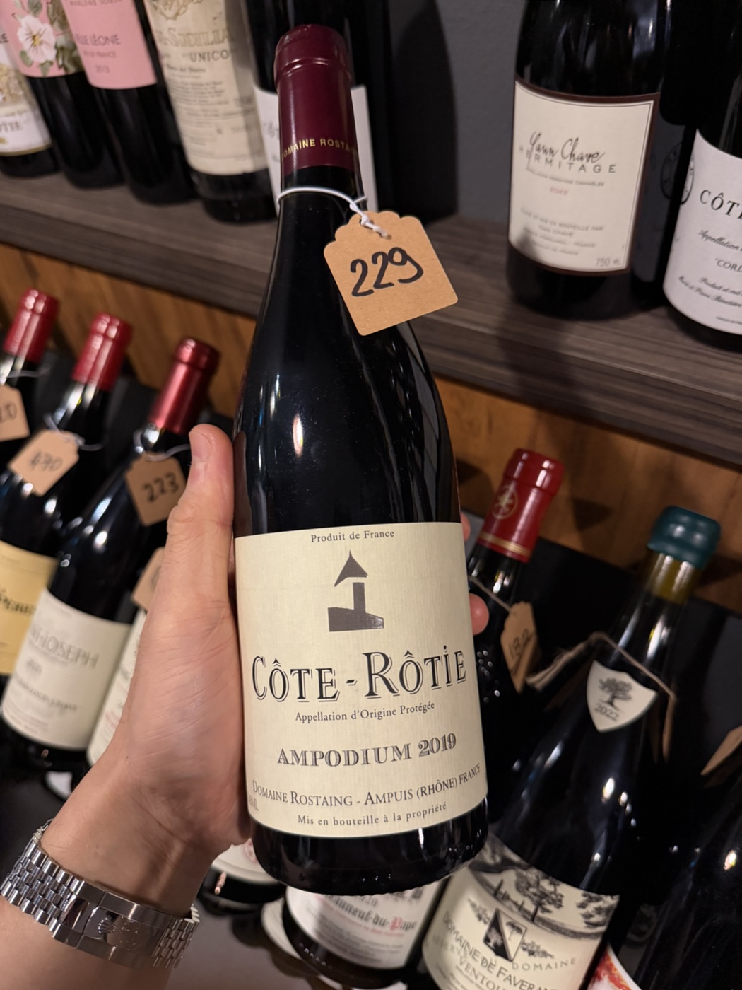 4.2. Domaine (Rene) Rostaing’s Cote-Rotie ‘Ampodium’ 2019.
