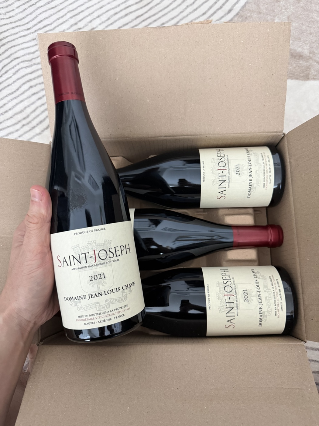 Domaine Jean-Louis Chave’s St-Joseph 2021s.