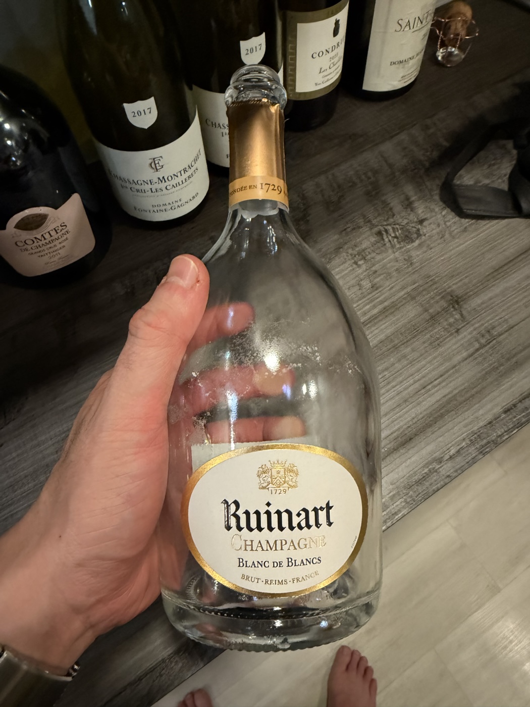 Unrated. Ruinart Blanc de Blanc.