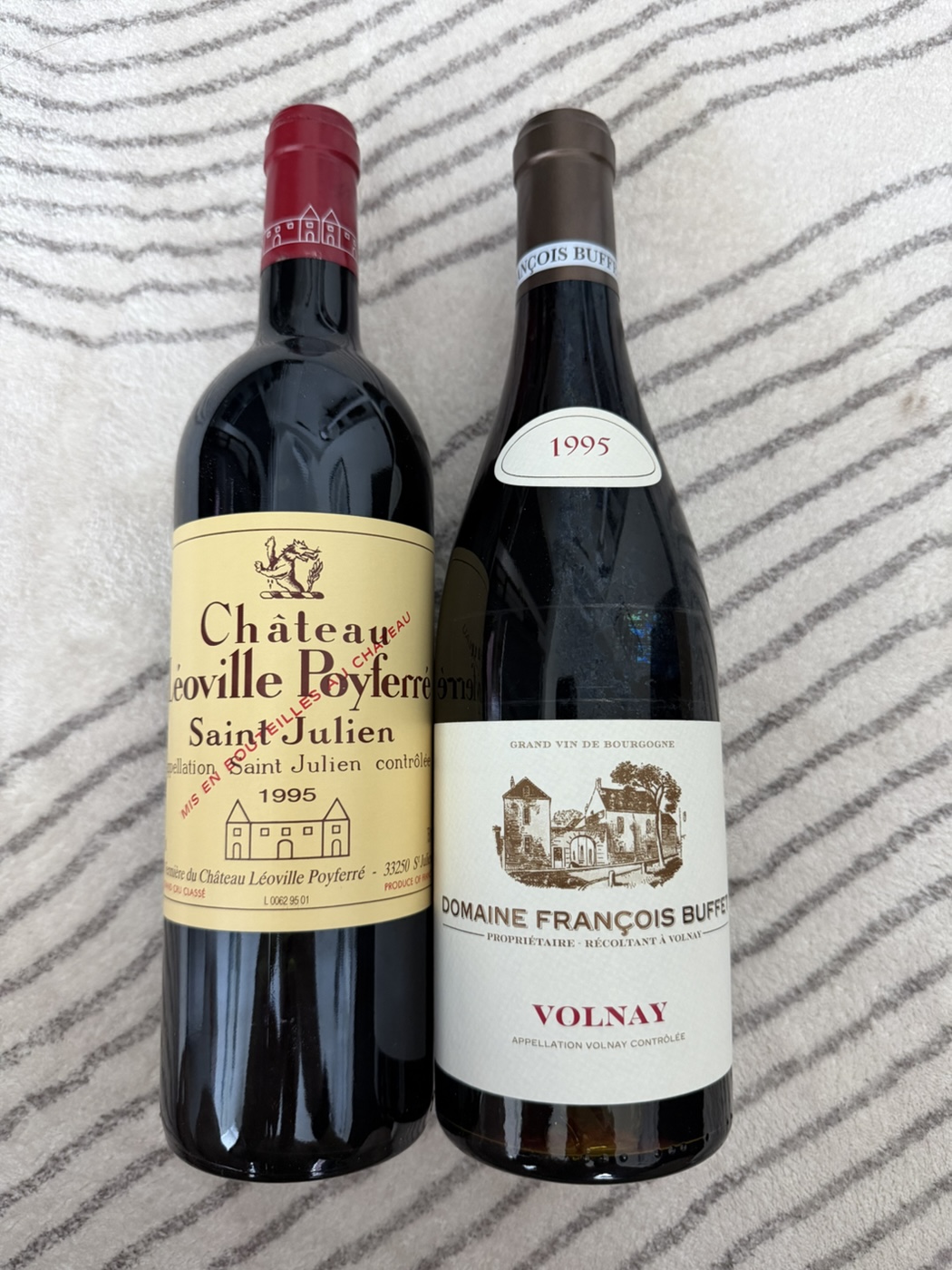 Chateau Leoville Poyferre 1995 Domaine Francois Buffet Volnay 1995