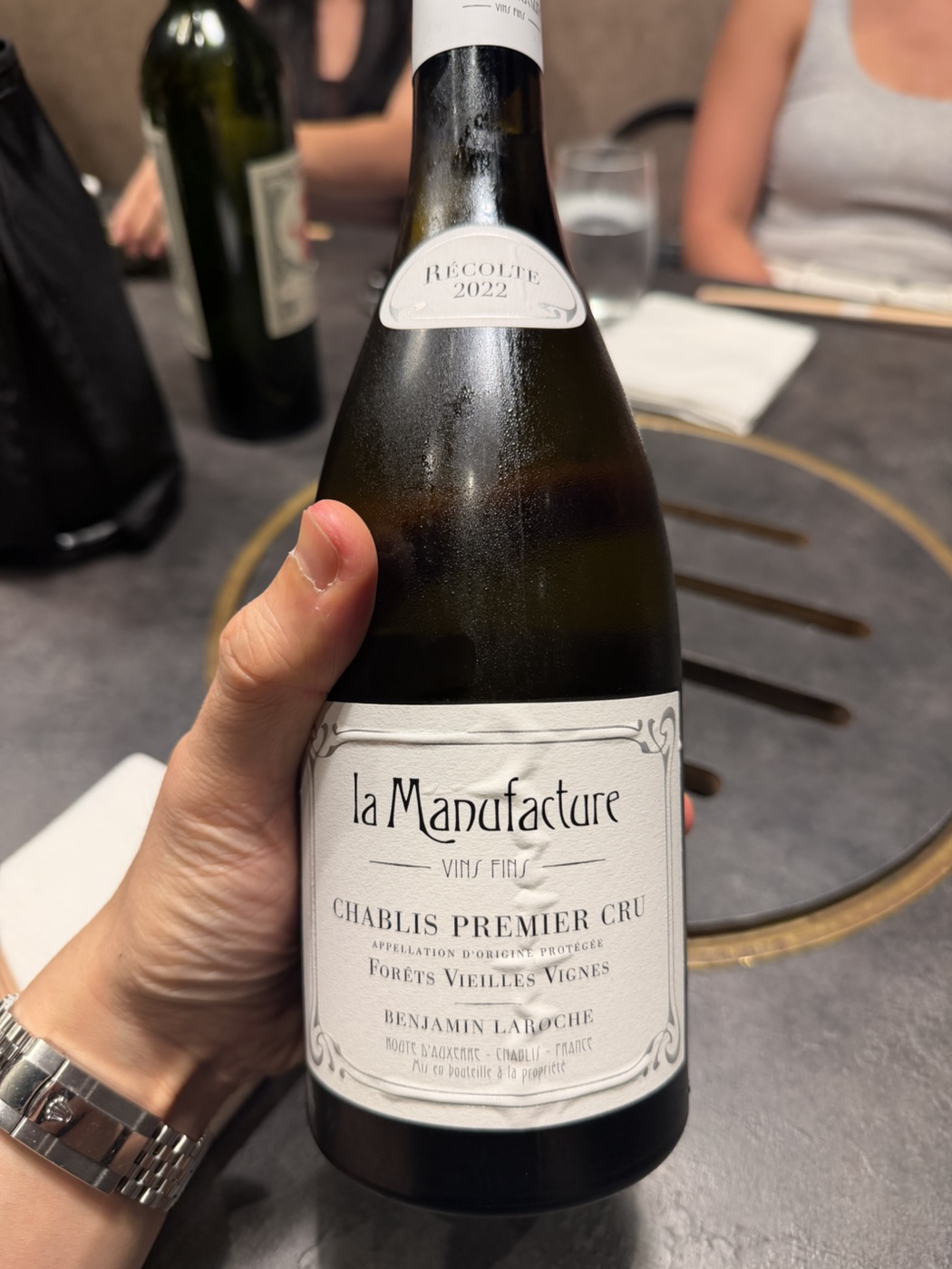 3.8 Benjamin Laroche’s La Manufacture Chablis 1er cru ‘Forets’ 2022