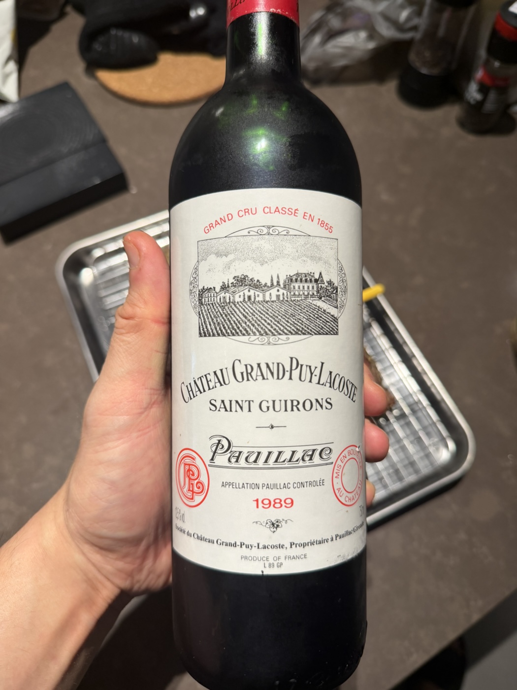 4.2+ Chateau Grand-Puy-Lacoste 1989