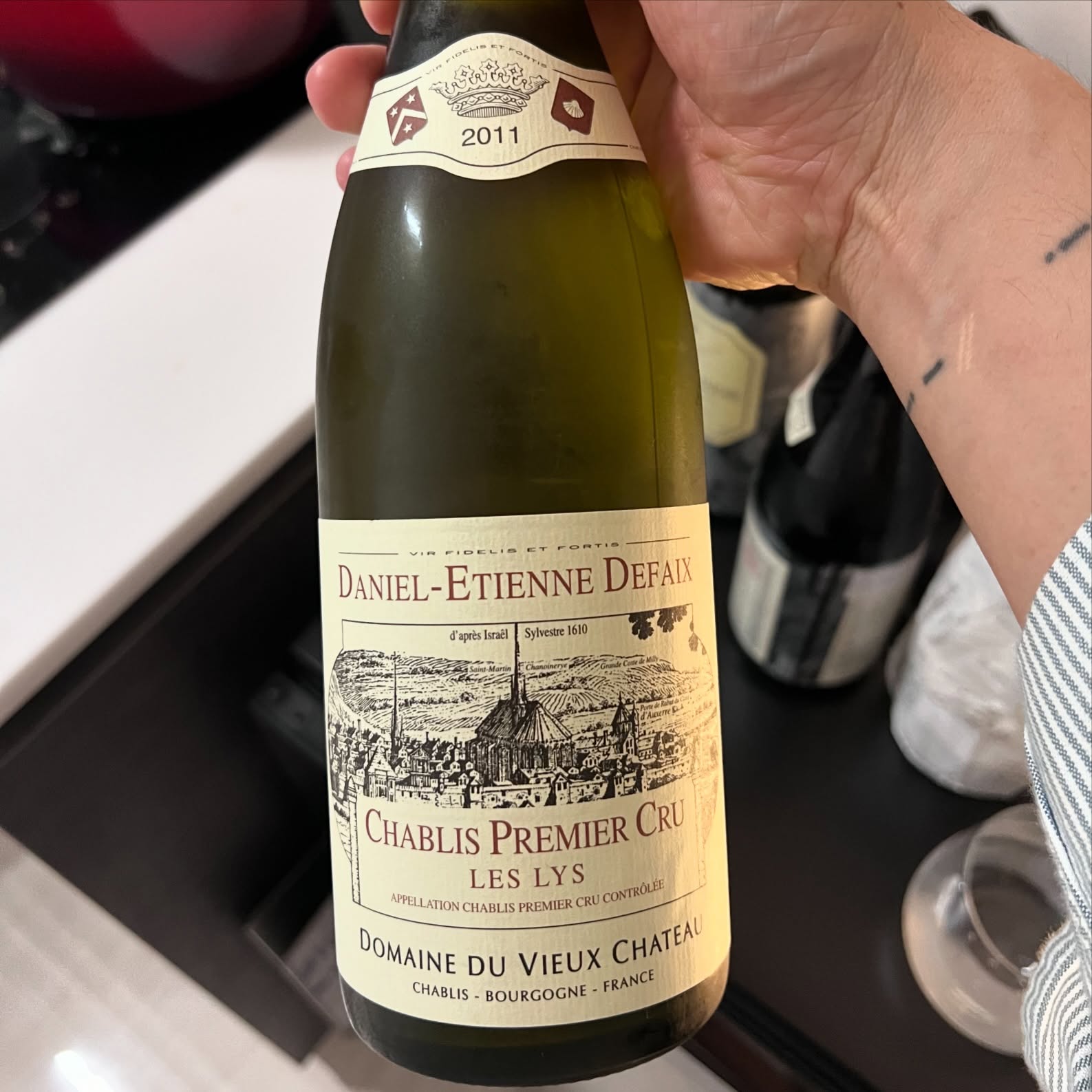 3.8. Daniel-Etienne Defaix Chablis 1er Cru ‘Les Lys’ 2011.