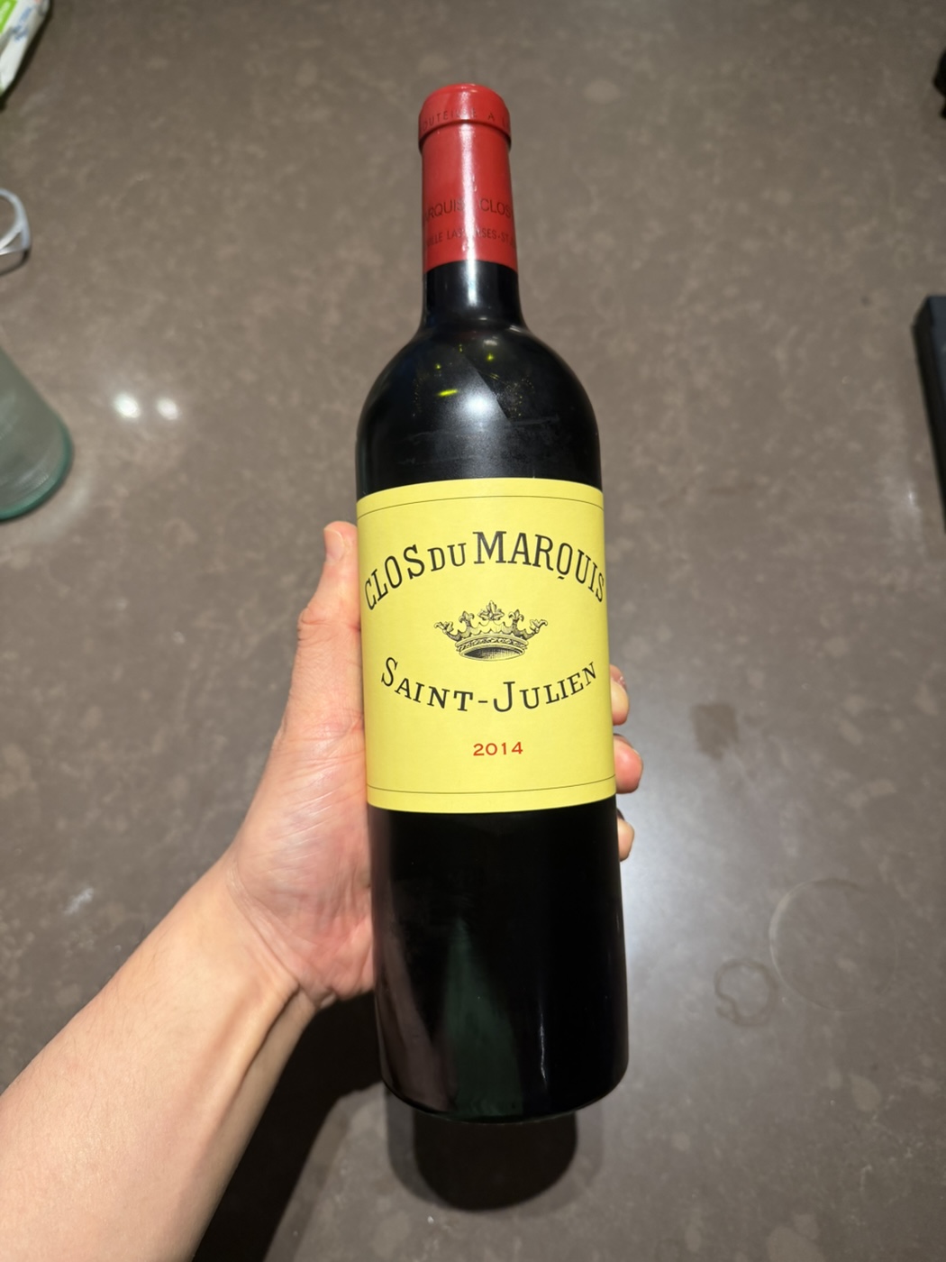 Unrated given COI. Clos du Marquis 2014.