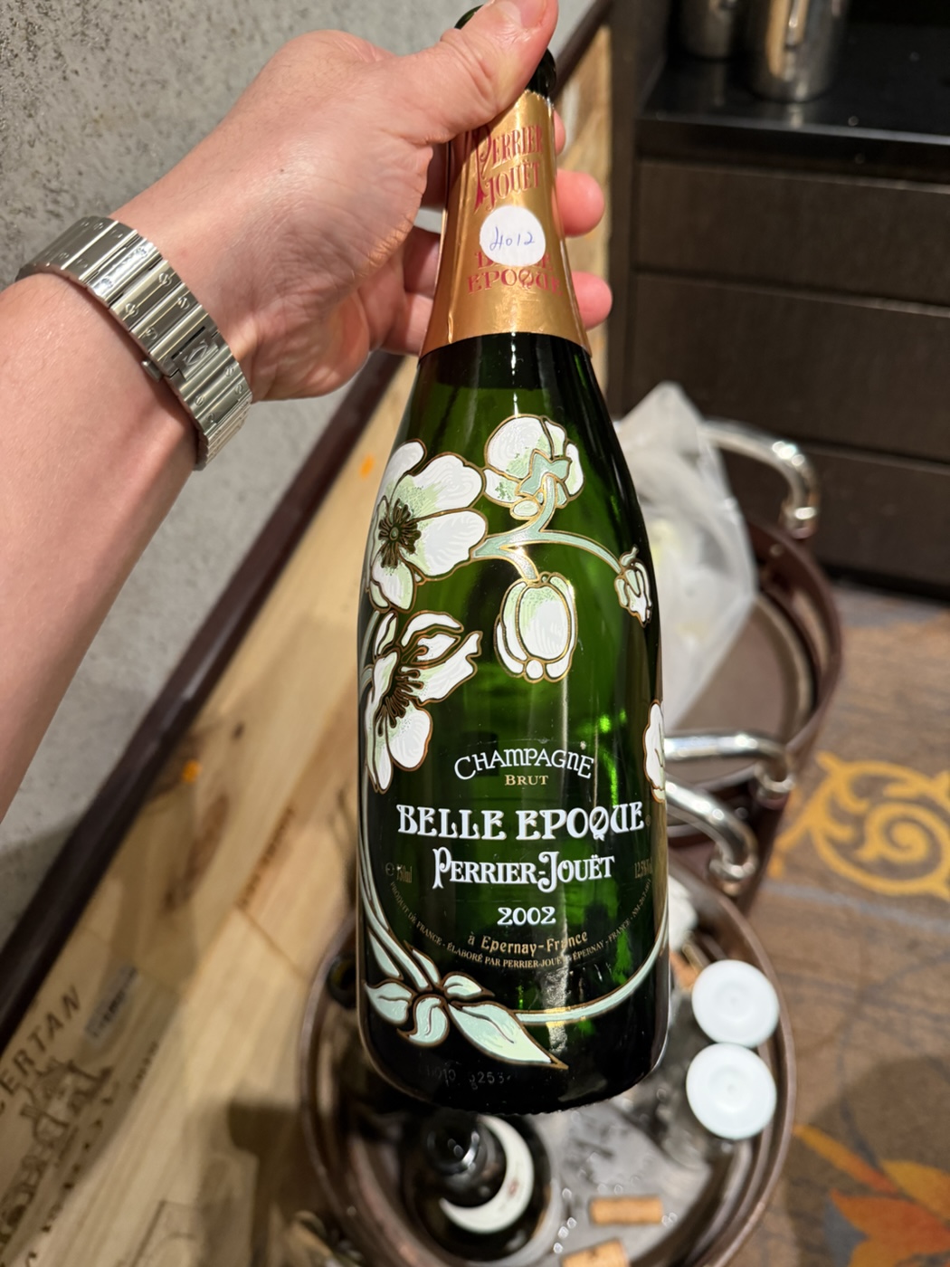 Unrated. Perrier-Jouet’s Belle Epoque Champagne 2002.