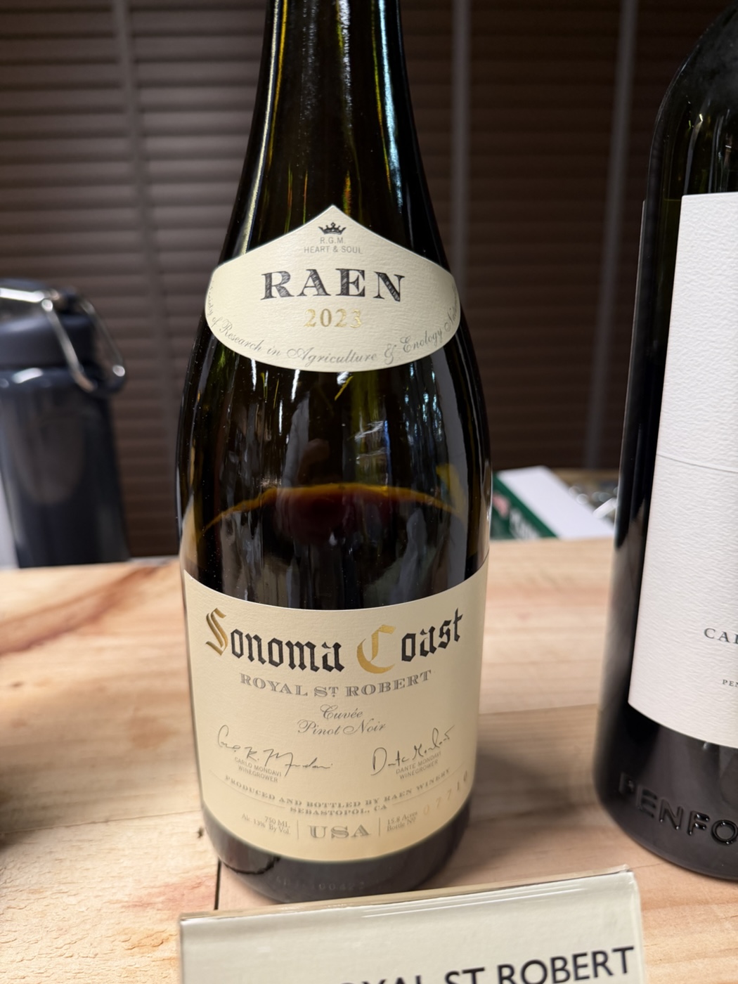 4.3 RAEN Pinot Noir ‘Royal St. Robert’ Sonoma Coast 2023